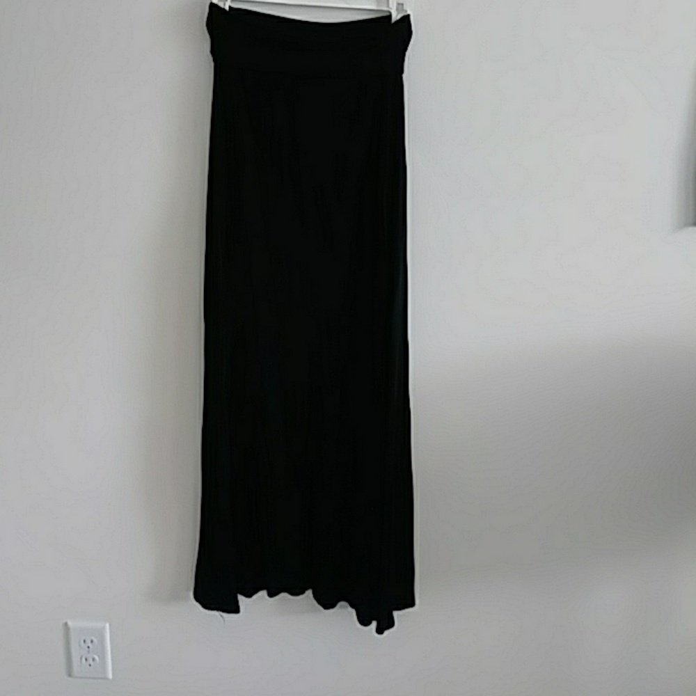 Black maxi skirt